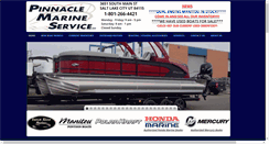 Desktop Screenshot of pinnaclemarineservice.com